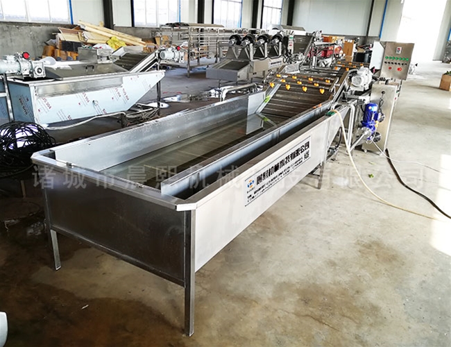 渦流凈菜加工設(shè)備 凈菜清洗流水線